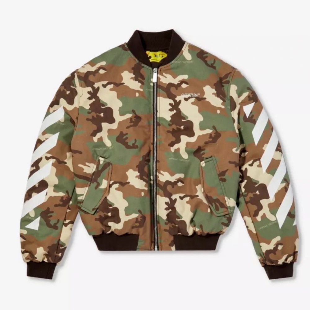 Off-White Camouflage Bomber Jacket Kids size 12